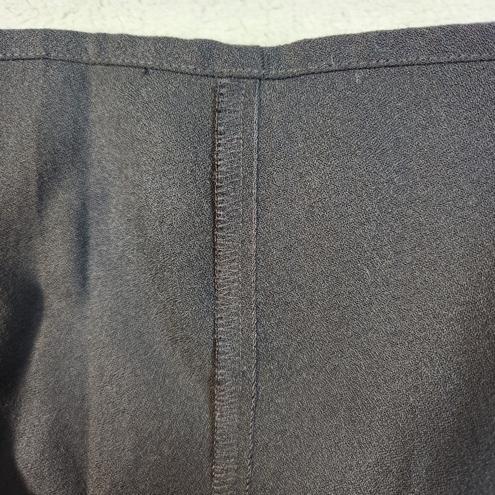 Eileen Fisher Jumpsuit Women L Black Sleeveless Elastic Waist Pockets Wide Leg - Picture 15 of 15